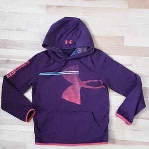 Under armour boy size l hoodie - 3 FOR 50$